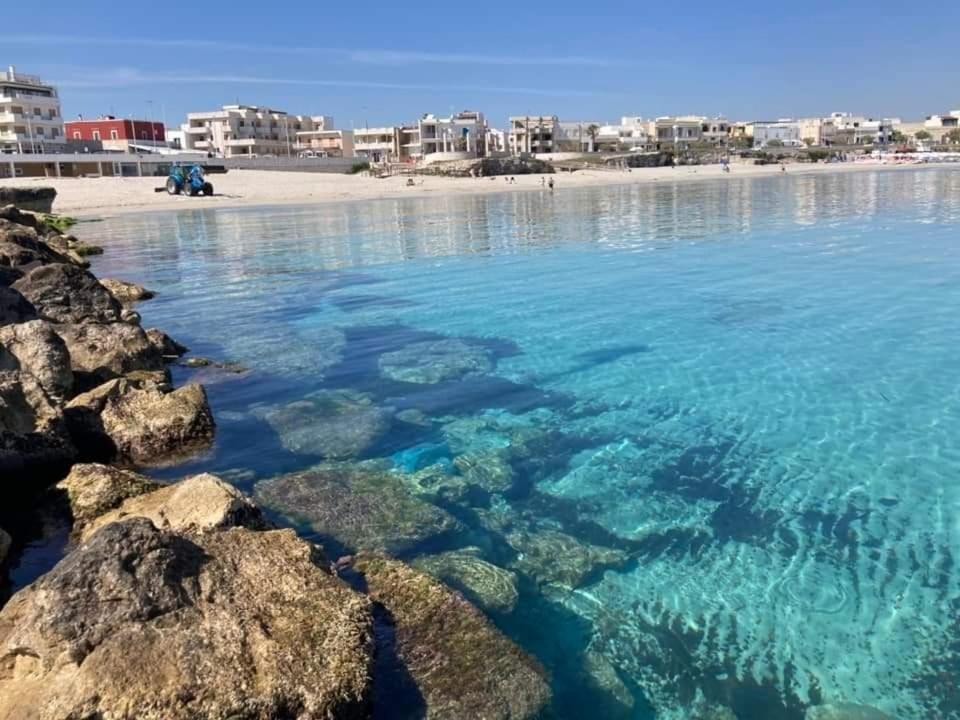Il Timone B&B San Foca Bagian luar foto